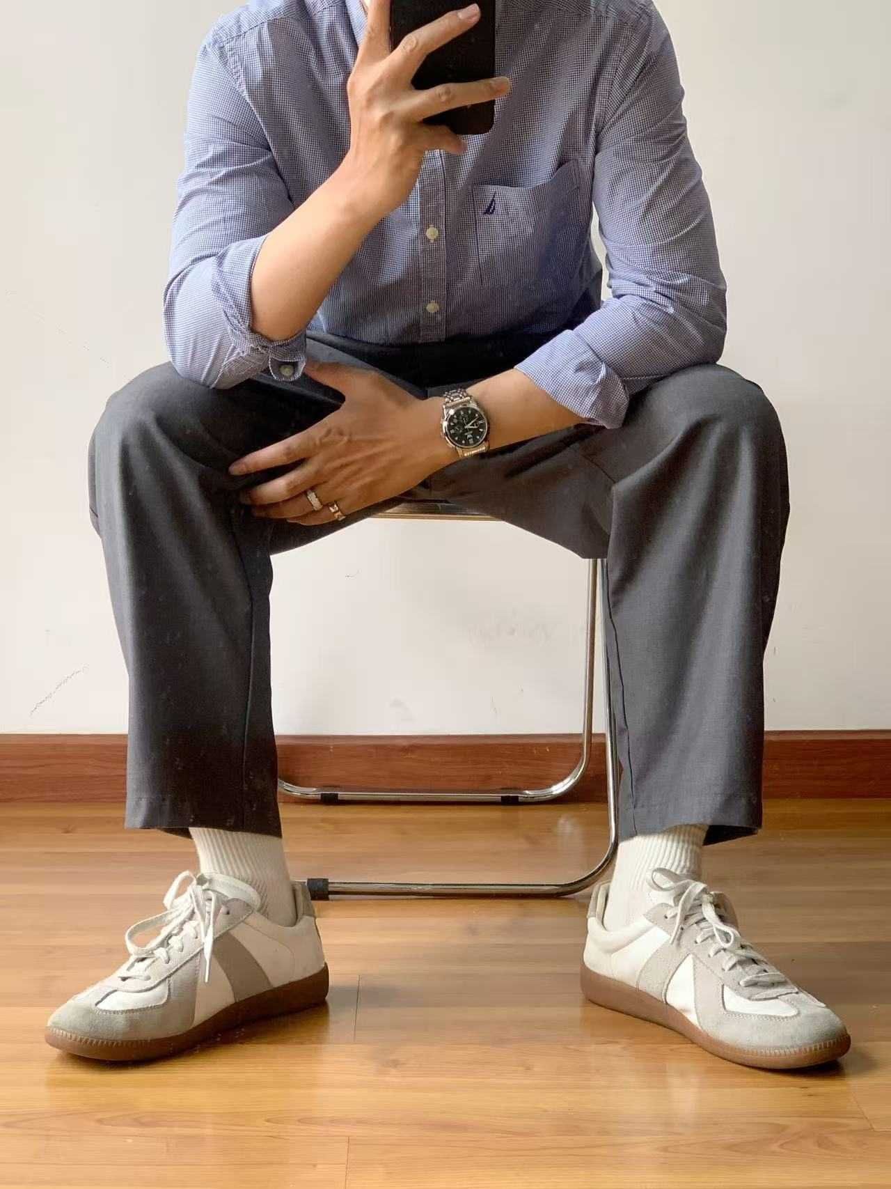 Maison Margiela, sapatos Trainer alemães tamanho fazer sob medida