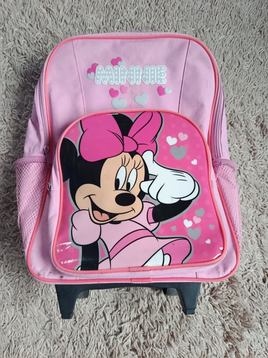 Валіза, рюкзак, чемодан рожевий дитячий на колесах