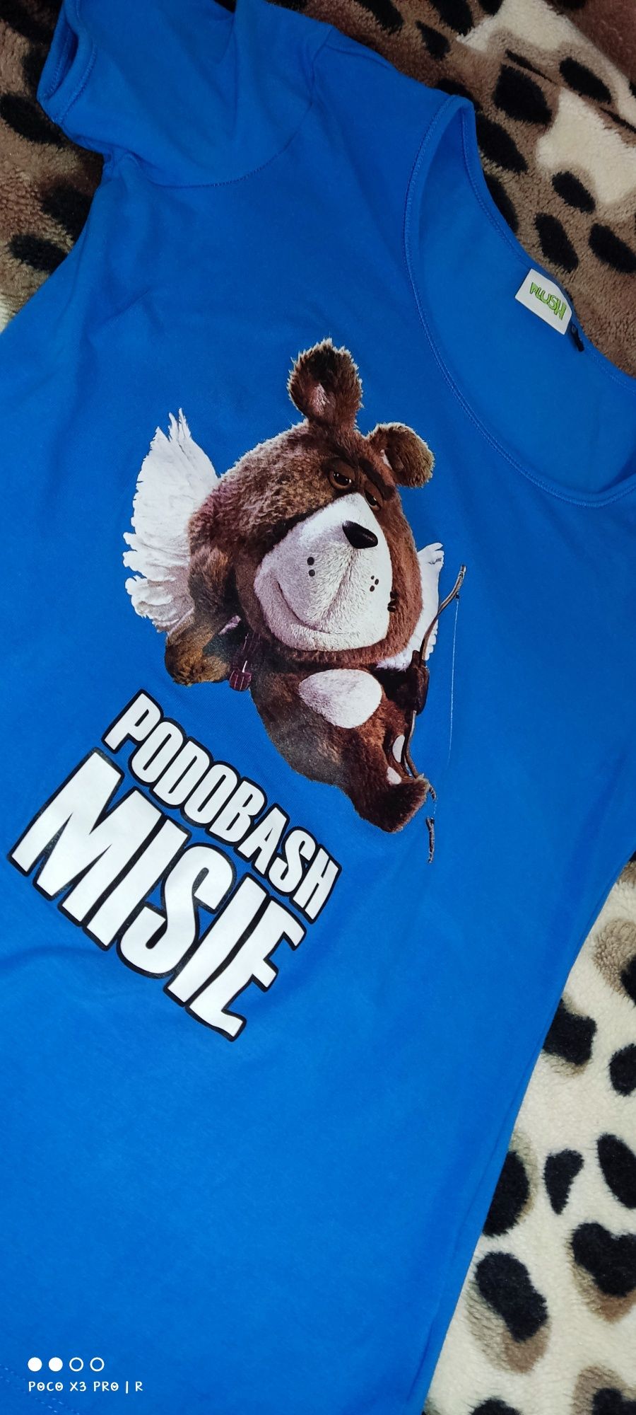 T-shirt damski plush