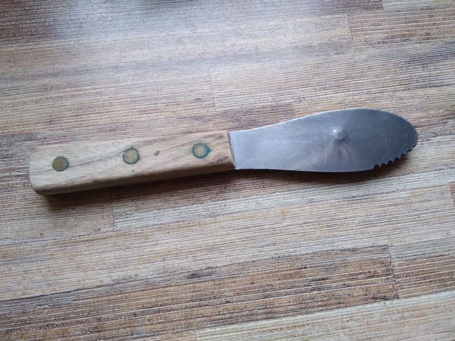 Stary nóż do smarowania, szpatułka Vintage Stainless Steel