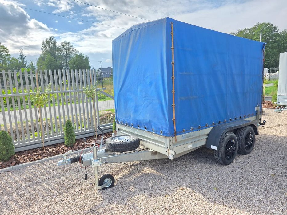 SAM  Przyczepa dwuosiowa lekka duża paka