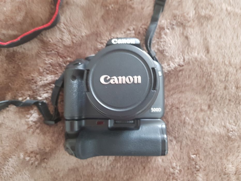 Máquina fotográfica Canon 500D com lente 50mm