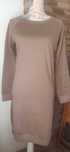 Vestido quentinho cor bege