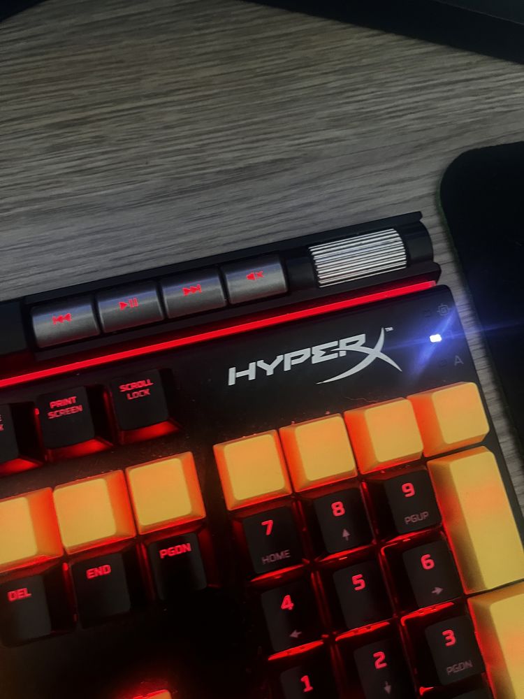 Klawiatura mechaniczna HYPERX alloy elite fps rgb (CHERRY MX RED)