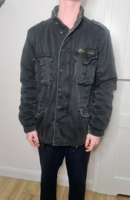 Kurtka Alpha Industries 59. Knoxville. Tennessee USA. Czarna. Vintage
