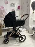 Дитячий візочок Cybex priam 4.0 Rose gold sepia black