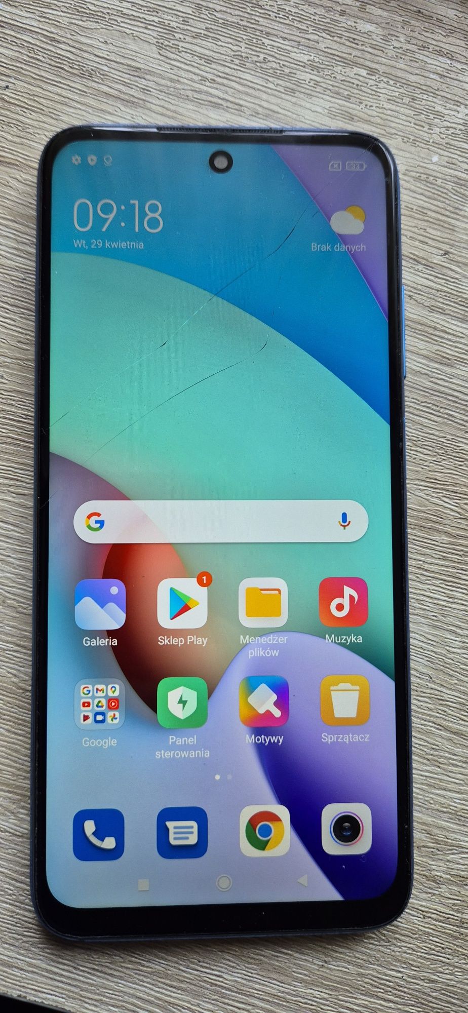 Wyświetlacz z ramką do Redmi 10.