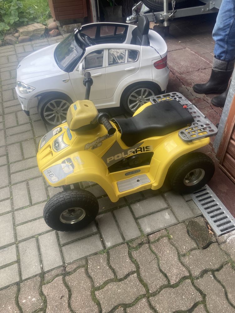 Samochod elektryczny bmw i kuad dla dzieci.