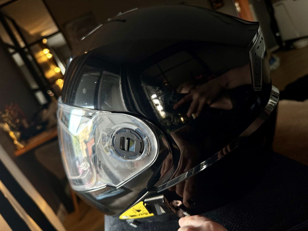 Kask motocyklowy szczekowy Nolan Calssic N-Com czarny S