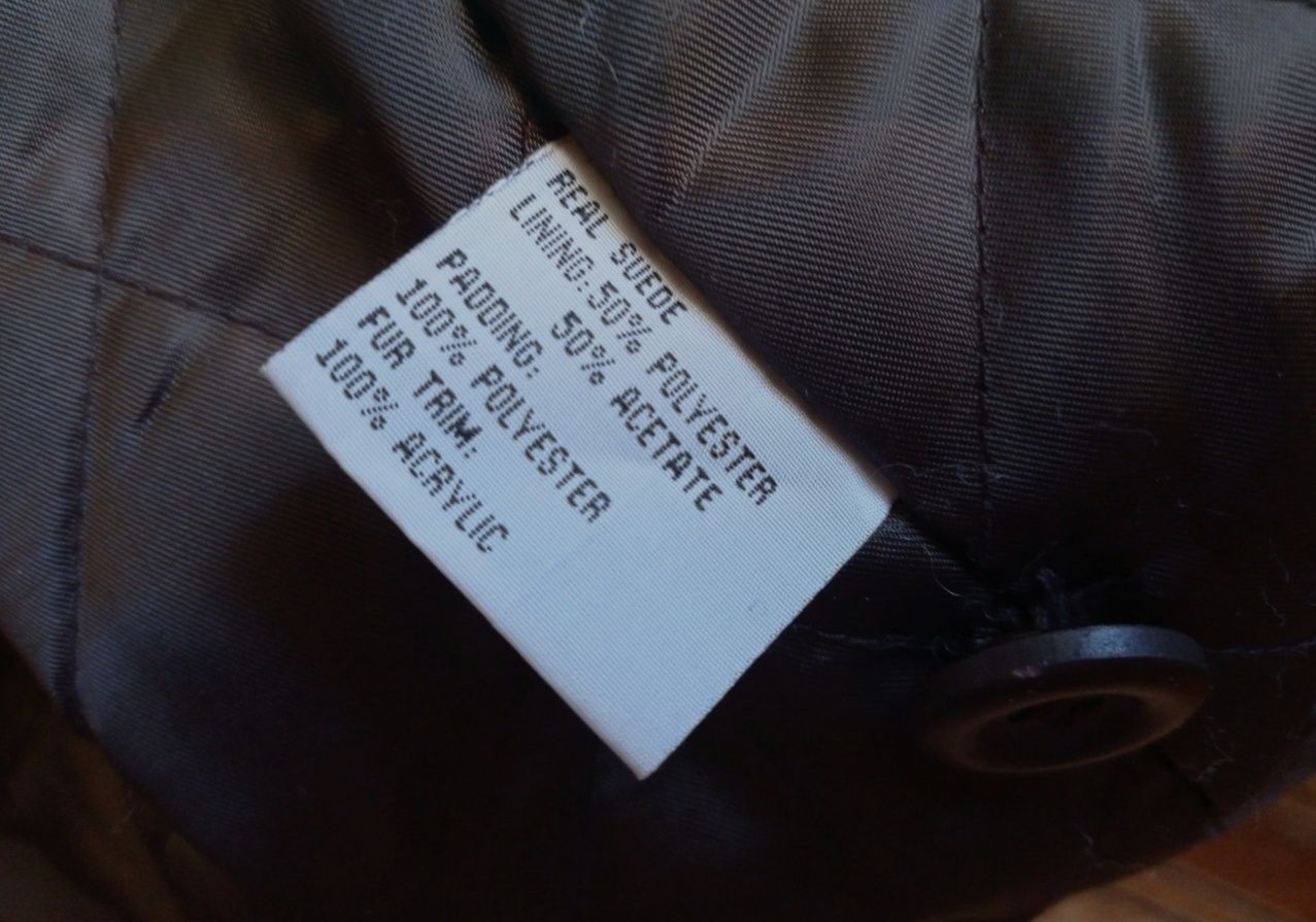 Замшевая куртка мужская (Хорошее состояние) 64 размер
