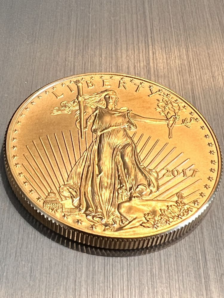 Монета золотой американский орел 1OZ