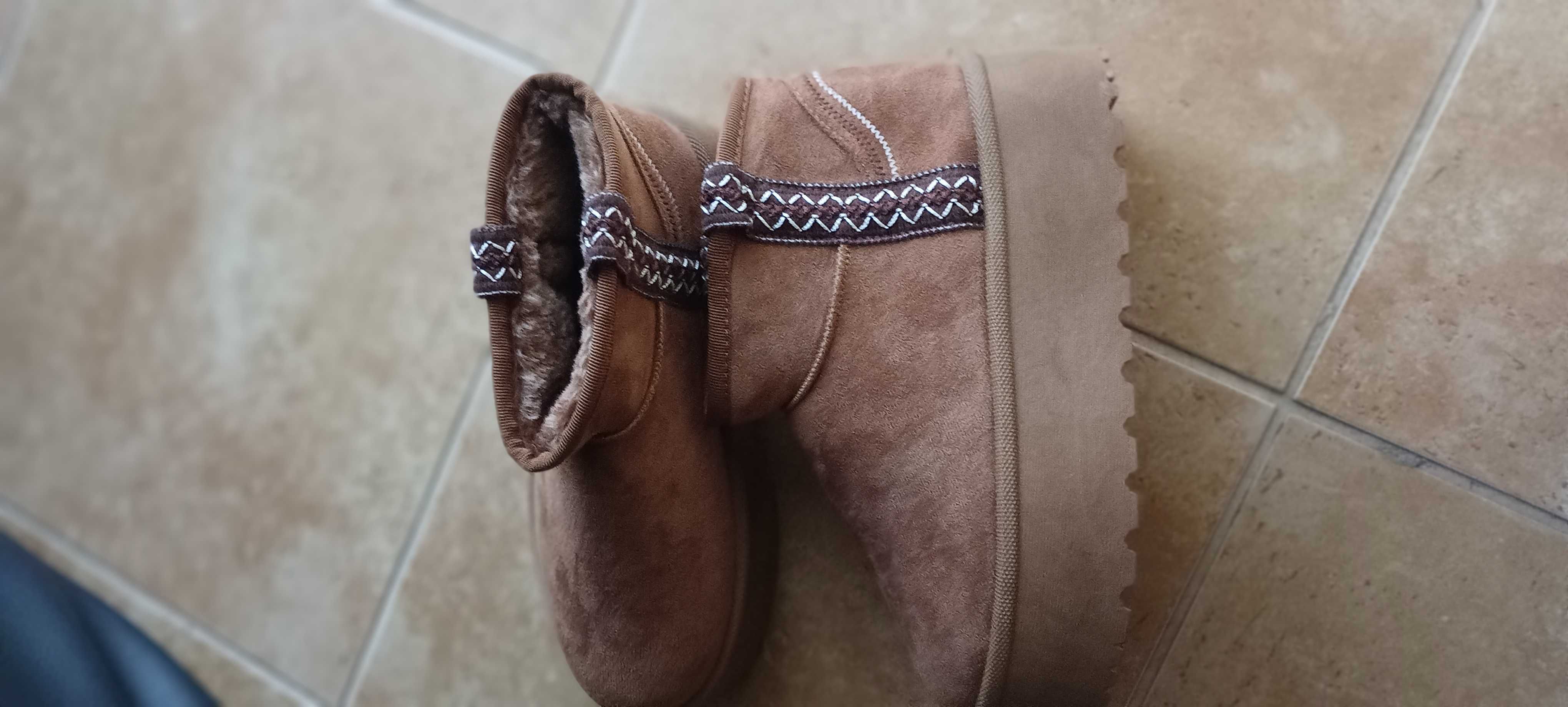 Botas de pelo camel