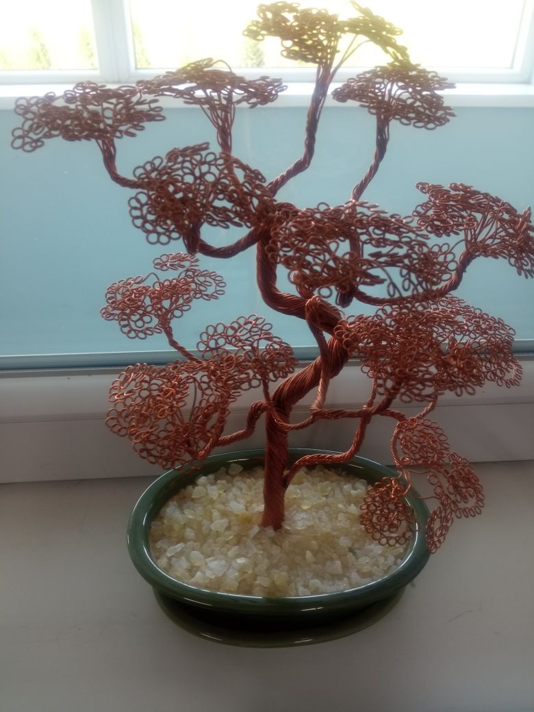 Drzewko Bonsai z miedzi