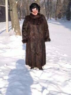 Шикарная натуральная шуба