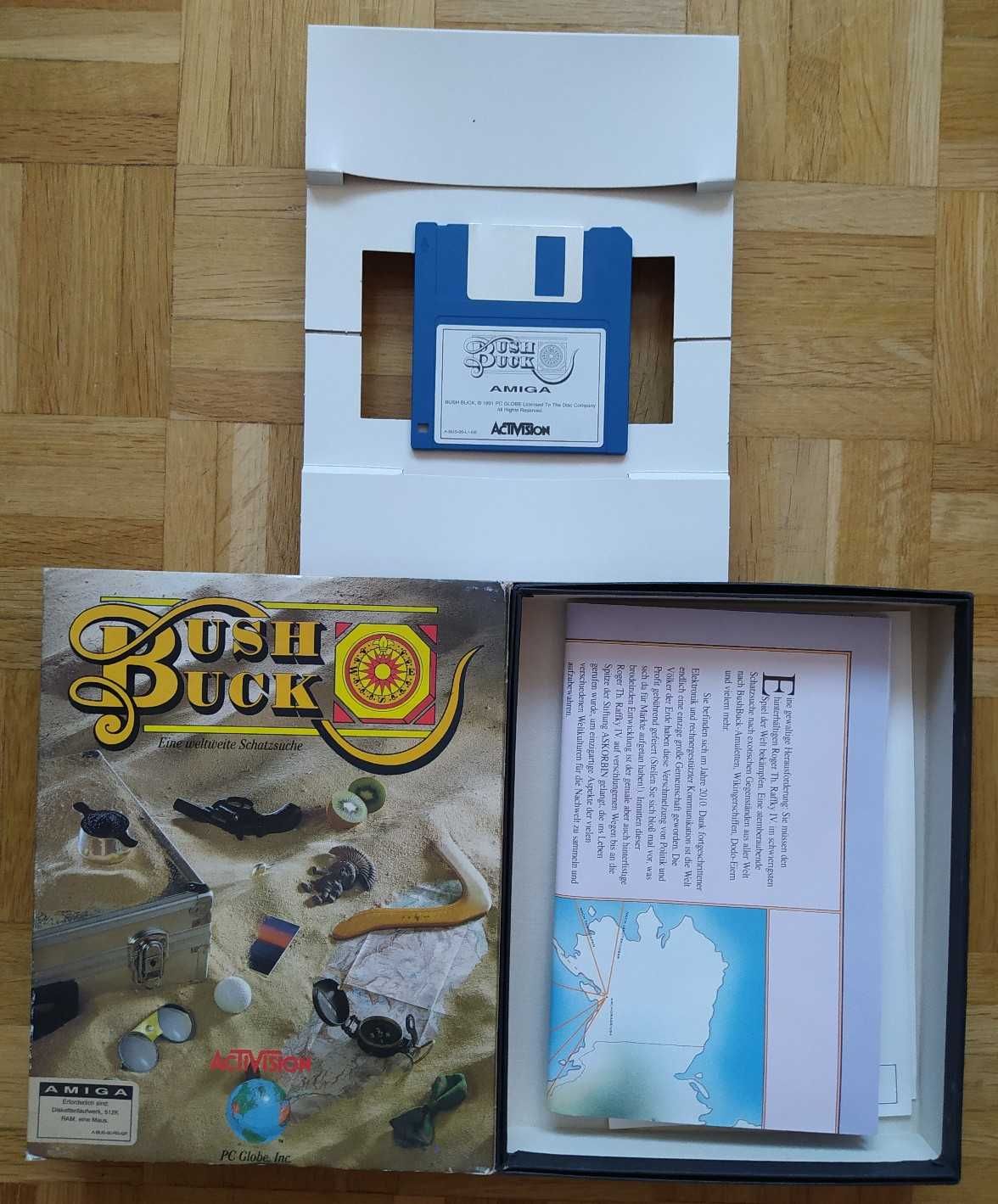 Gra BUSH BUCK amiga commodore 100% ok kolekcja retro a500 dysk box