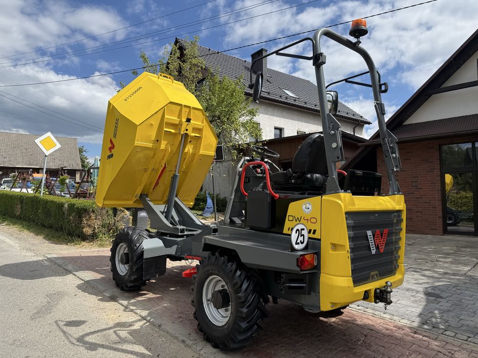 Wozidło obrotowe Wacker Neuson DW 40 z Niemiec 4 tonowe 1600mth