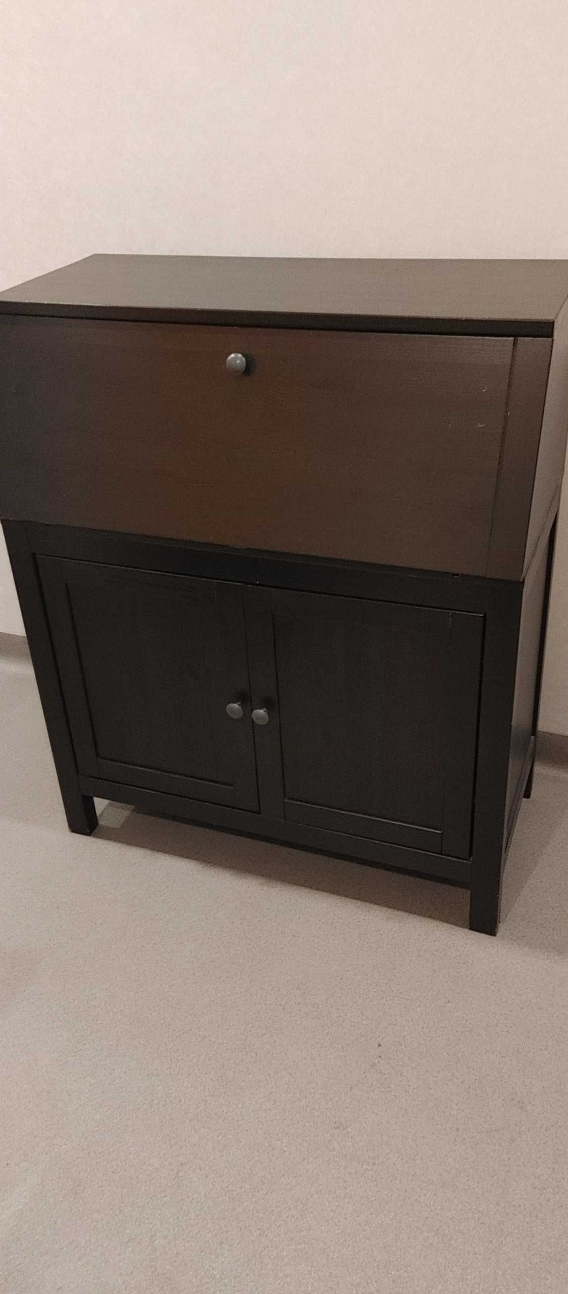 szafka na buty  -szafka drewno- HEMNES Ikea-regal-sekretarzyk-drewno