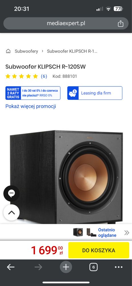 Zestaw kina domowego Onkyo / jamo S / klipsch