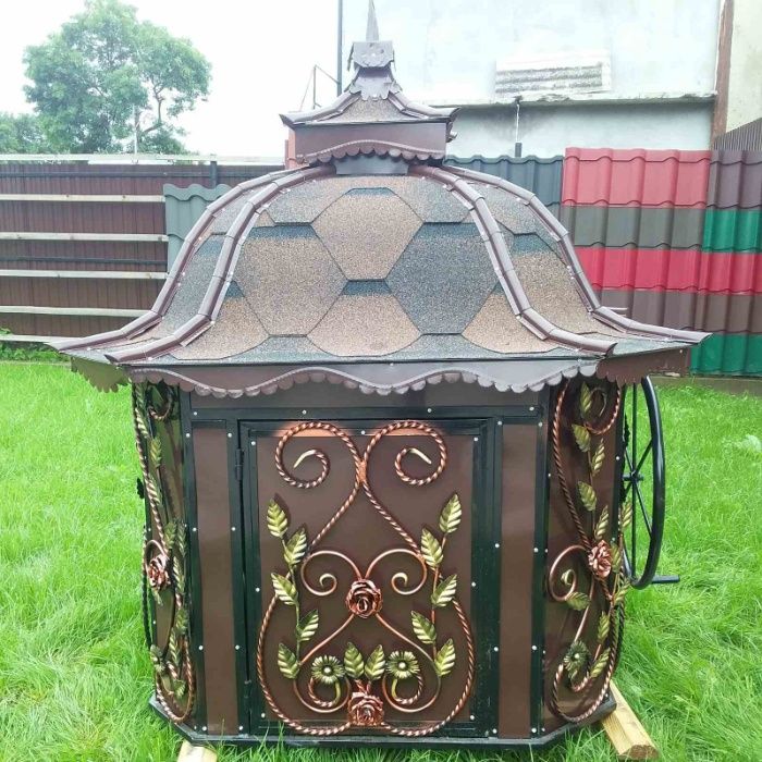 Ковані колодязі, брами, перила.