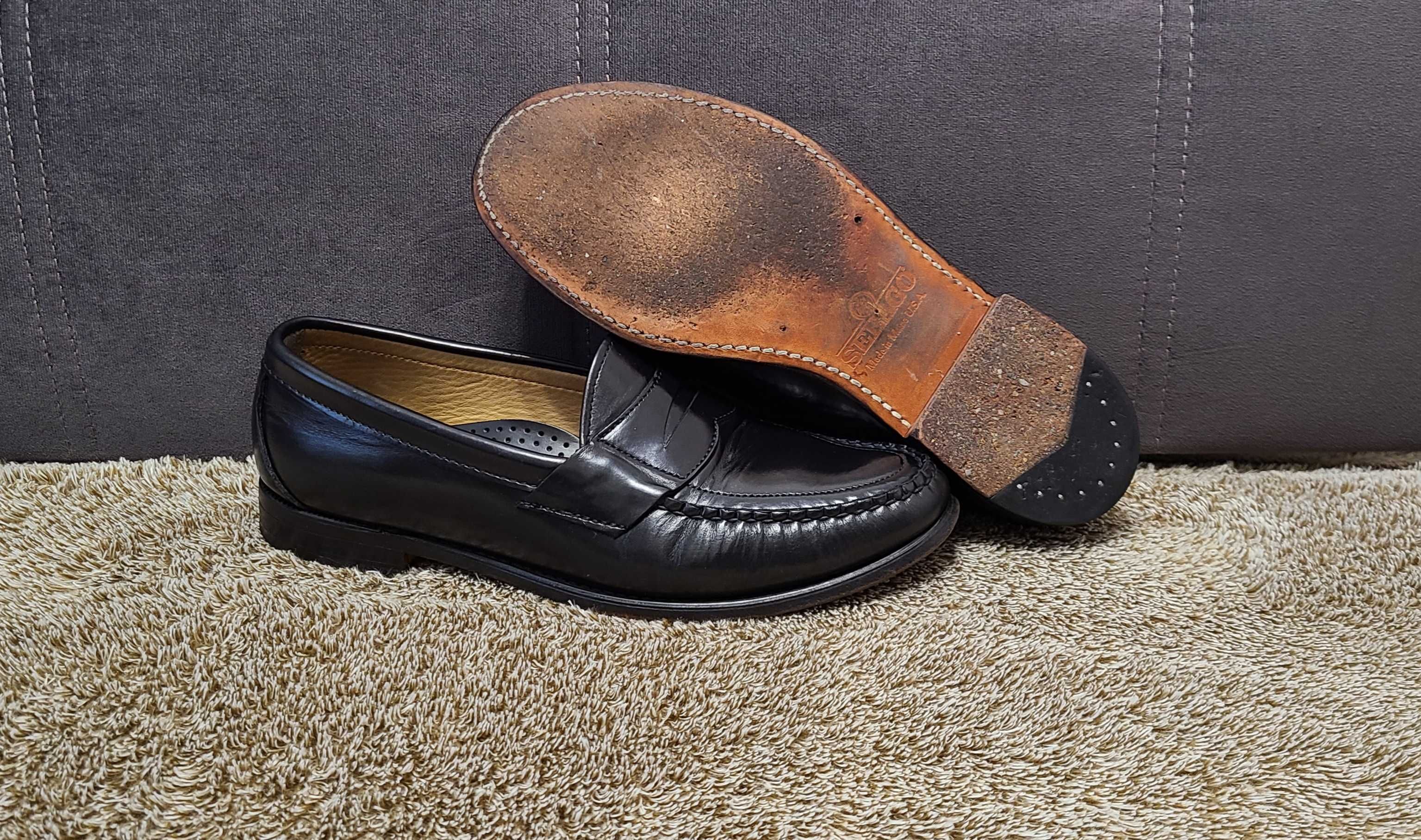 Чоловічі шкіряні туфлі лофери від американського бренда sebago