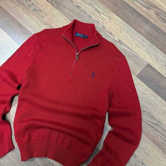 Світер 1/3 zip polo Ralph Lauren кофта зіпка Old Mani