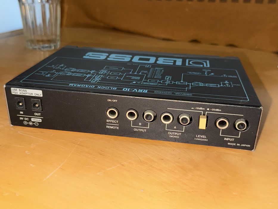 Boss RRV-10 Digital Reverb efekt micro rack vintage pogłos
