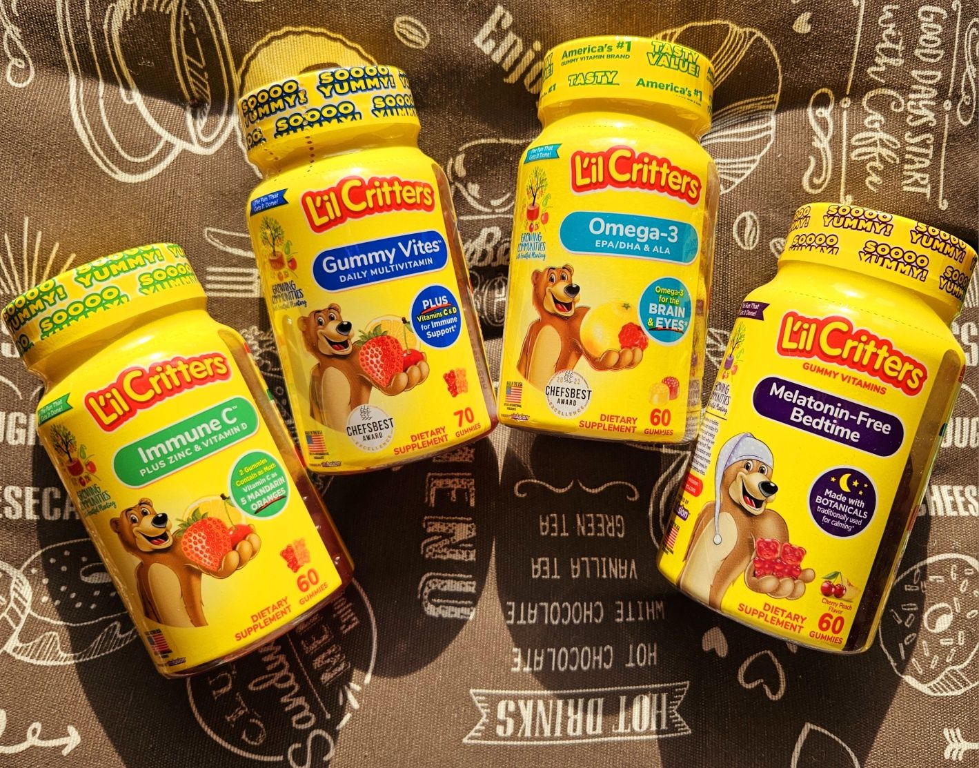 Мультивітаміни імун омега 3 для детей Lil Critters дитячі вітаміни