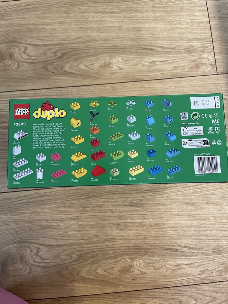 Lego Duplo Classic Лего Дупло Коробка сердце в наличии!!