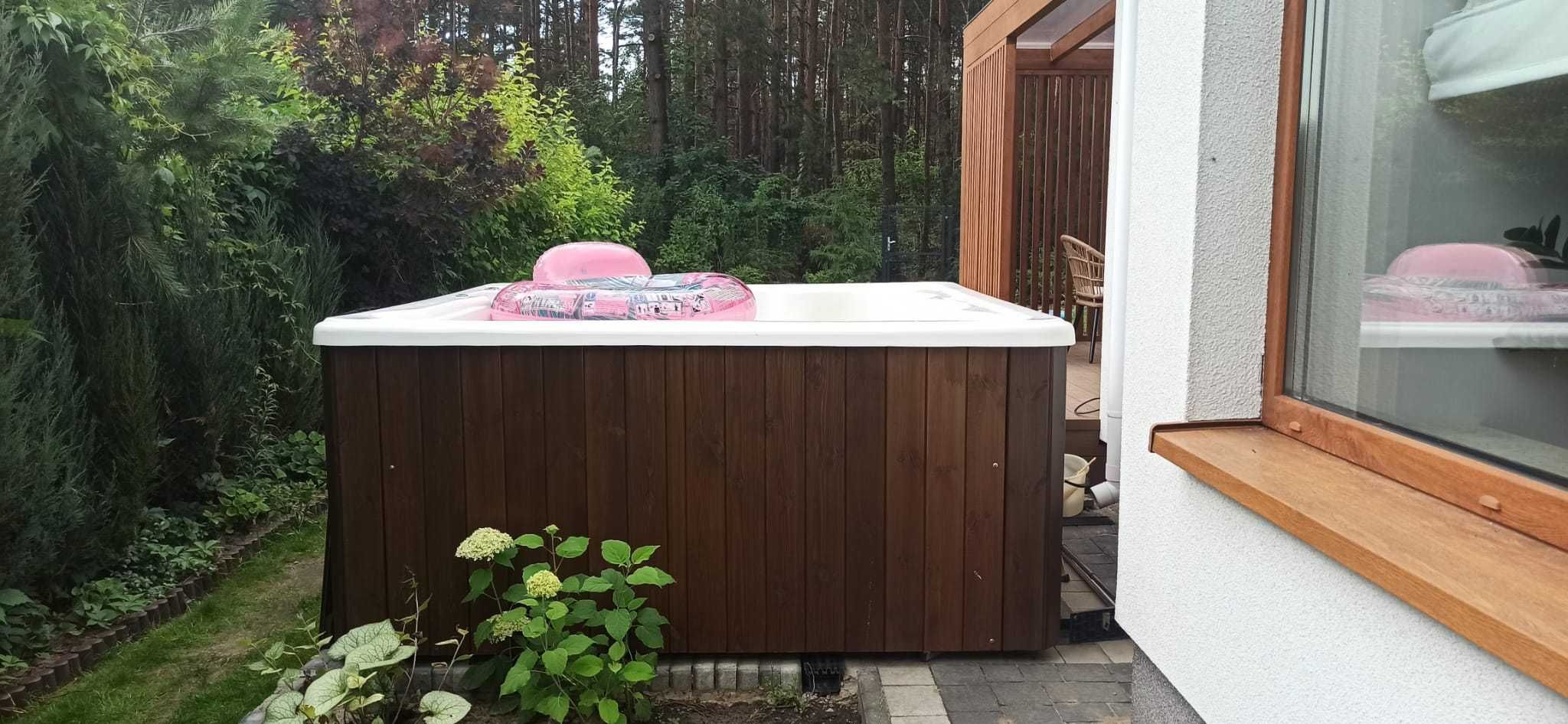 Jacuzzi 6cio osobowe całoroczne hydromasaż airmasaż pokrywa NOWE