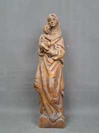 Matka Boska z Dzieciątkiem, rzeźba drewniana, wys. 44 cm