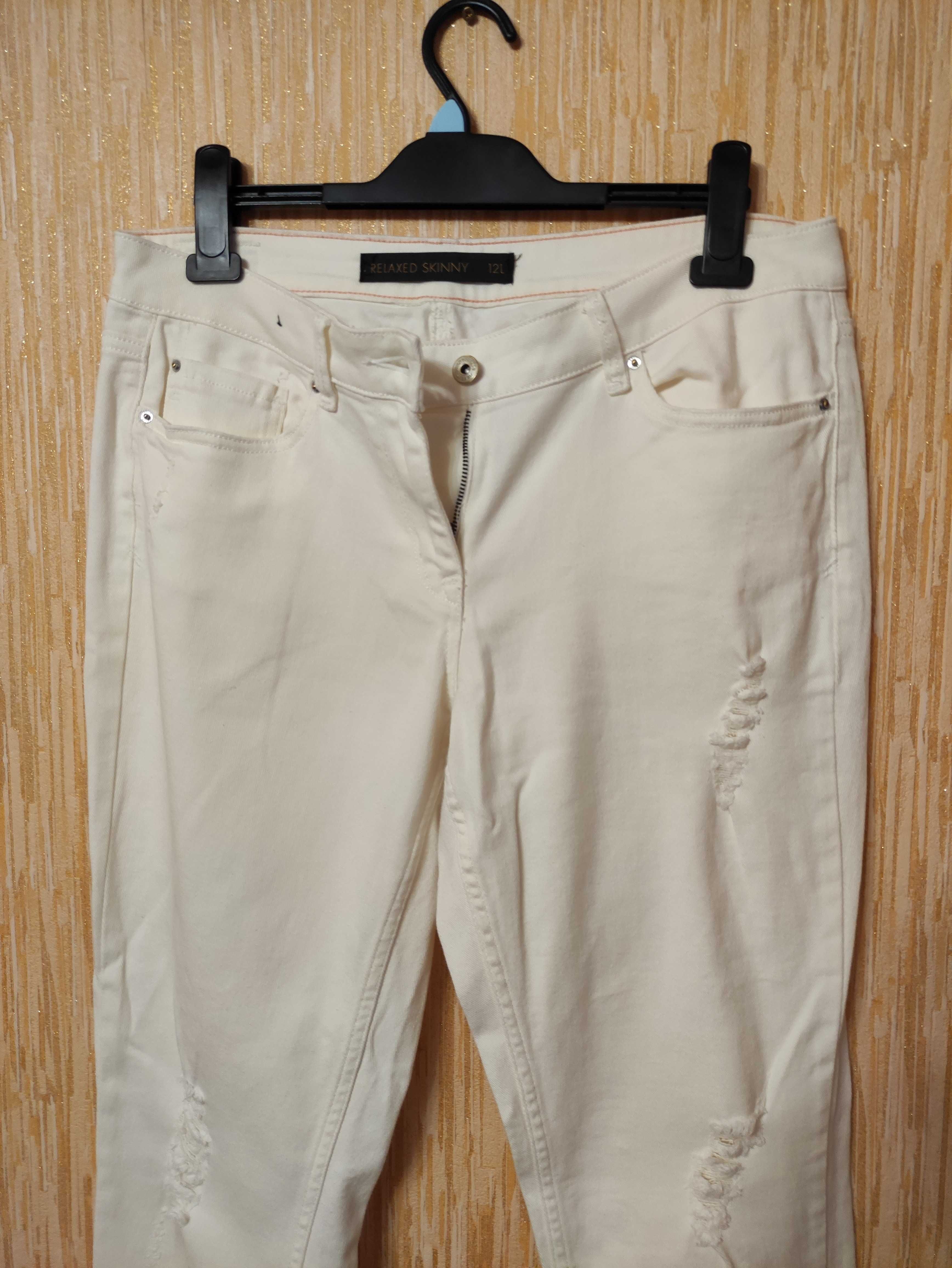женские джинсы скинни рваные рванки длинные на высокий рост,  р.48-50