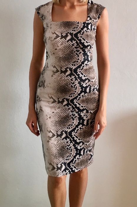 Sukienka snake print bodycon Karen Millen