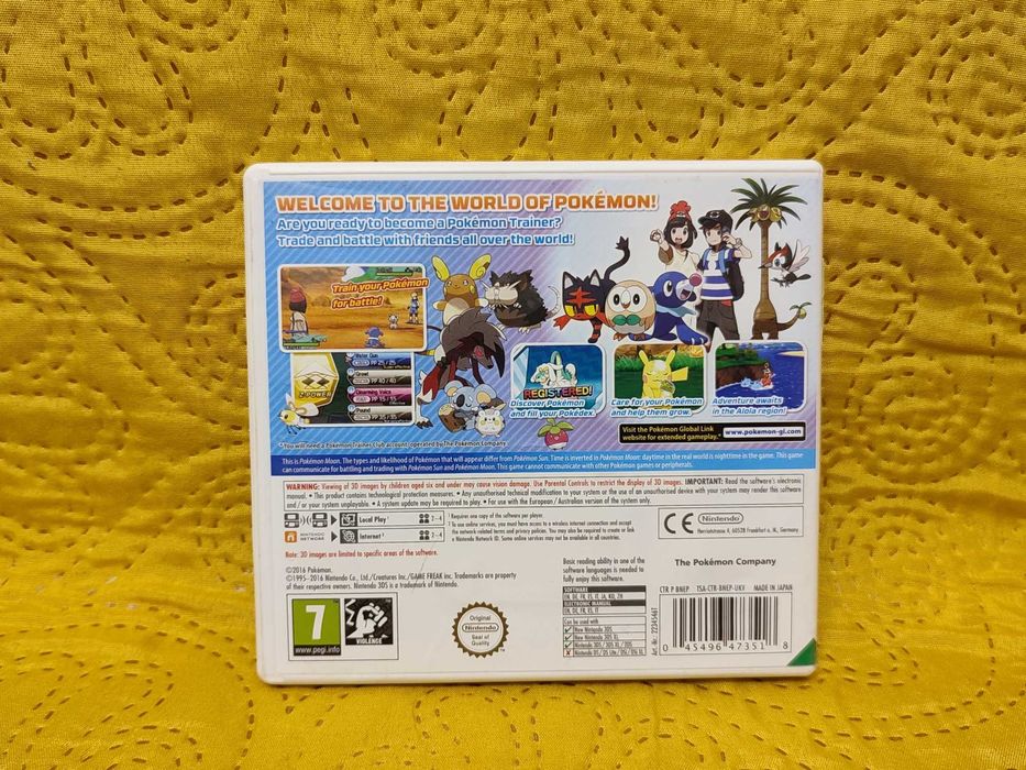 Gra Pokemon Moon na konsolę Nintendo 3DS
