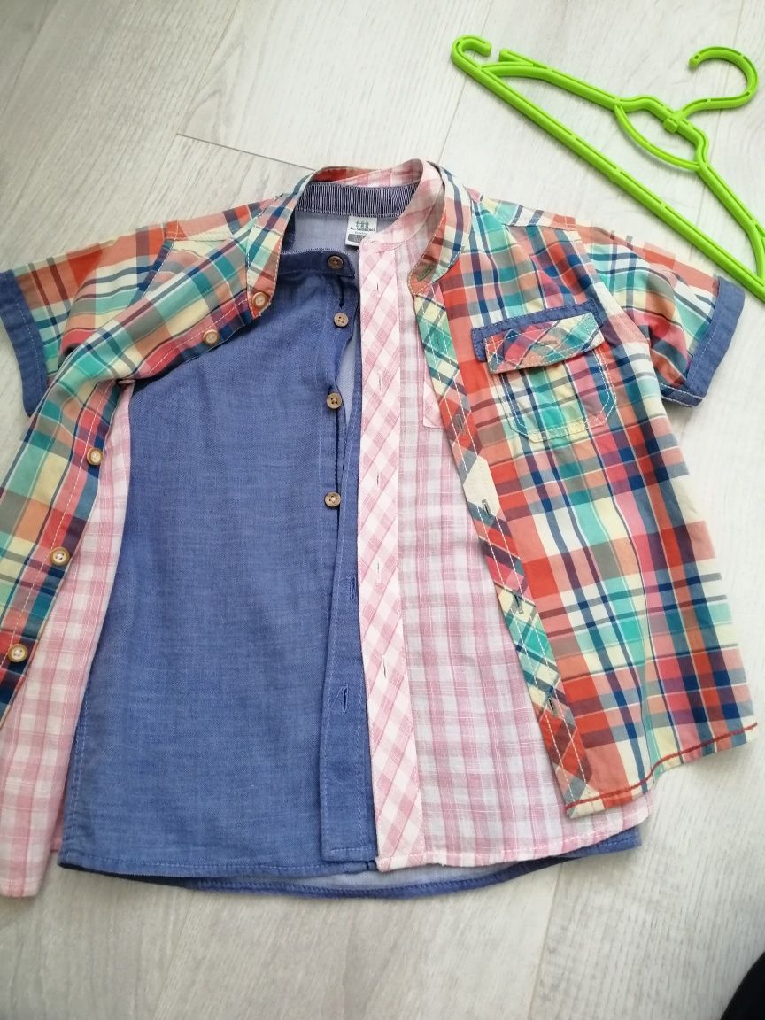 Идеальные рубашки на лето размер 92-104