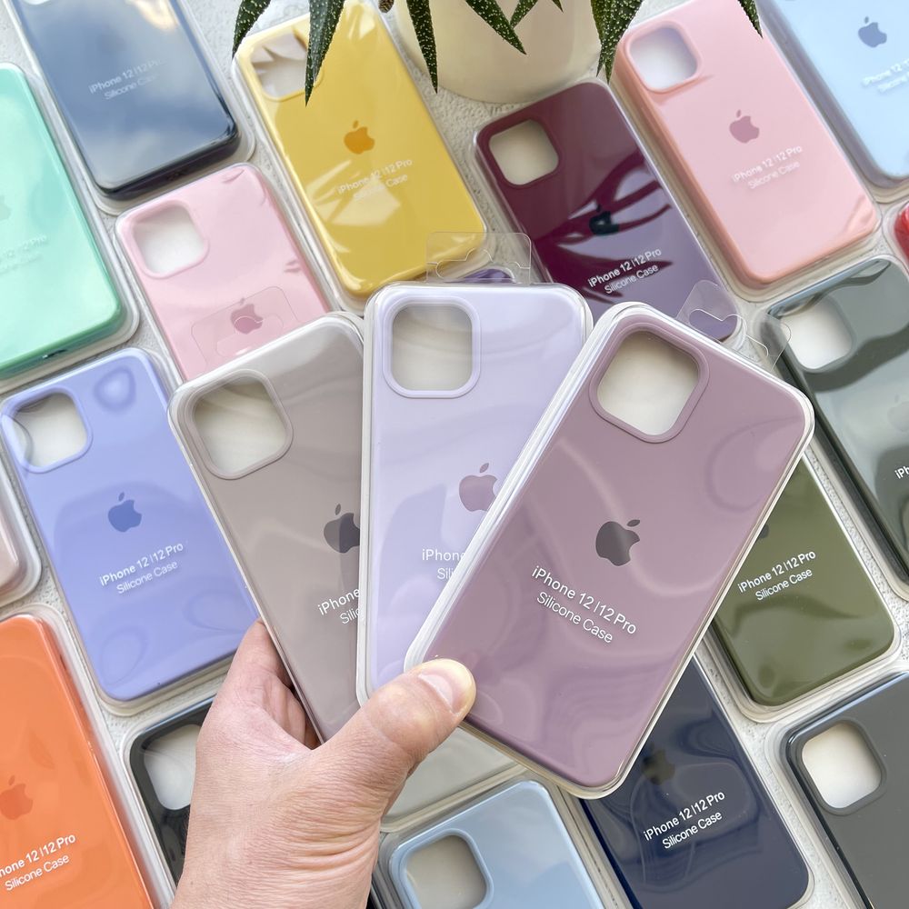 Чохол Silicone case для iPhone 12 / 12 Pro Чехол на Айфон 12 / 12 Про