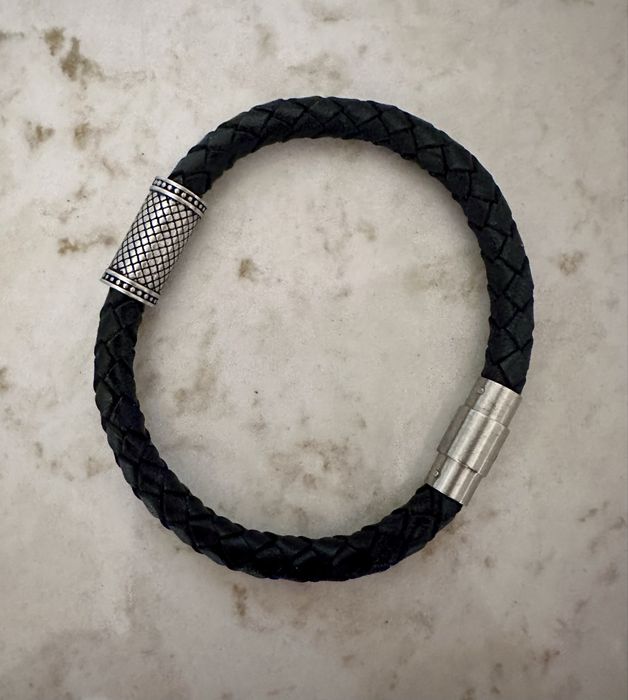 Męska bransoletka Apart – skórzana, elegancka, jak nowa