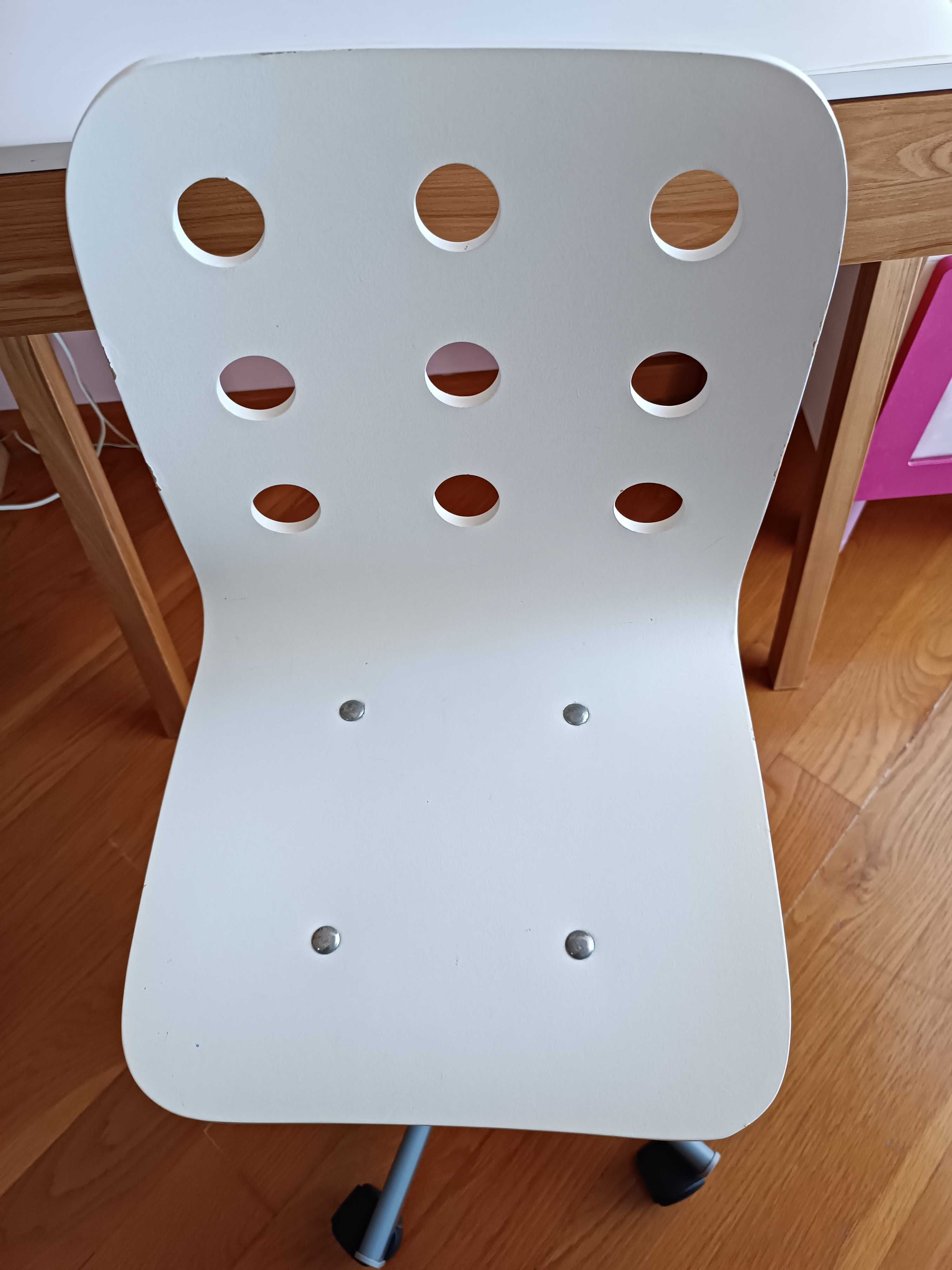 Cadeira para secretaria criança IKEA branca