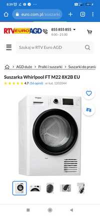 Suszarka Whirlpool FT M22 8X2B EU