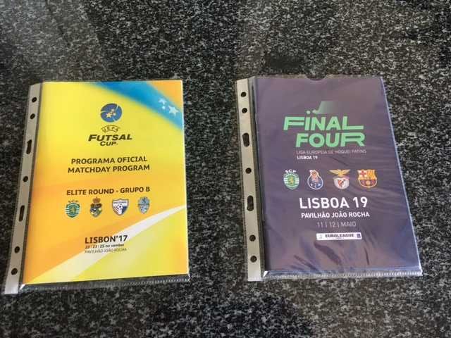 Sporting - Futebol/Andebol /Futsal/Hóquei - Programas de Jogo Oficiais