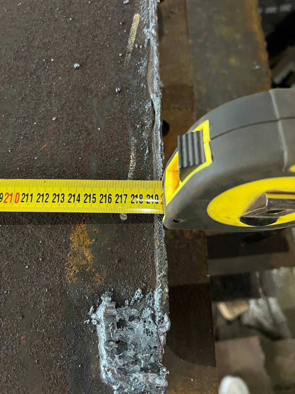 Листи металеві на закладні. Товщина: 12мм.