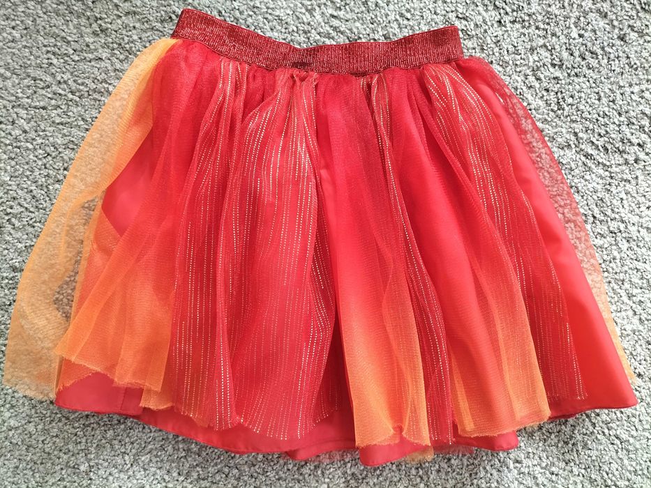 Spódniczka tiulowa karnawałowa czerwona