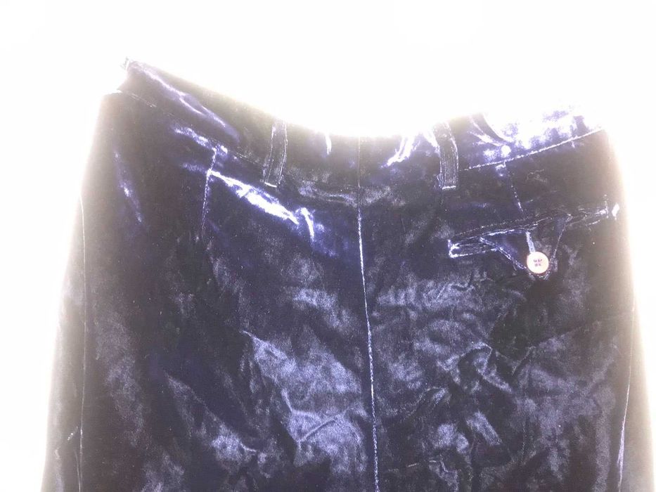 Бархатные тёмно-синие мужские брюки Richmond