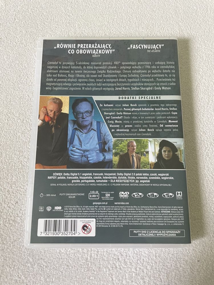 Serial Czarnobyl od HBO (DVD)