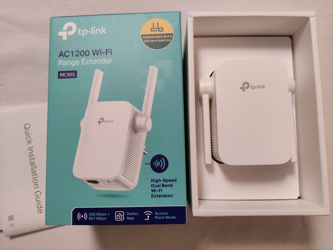tp link ac1200 re305 dual band impecável na caixa