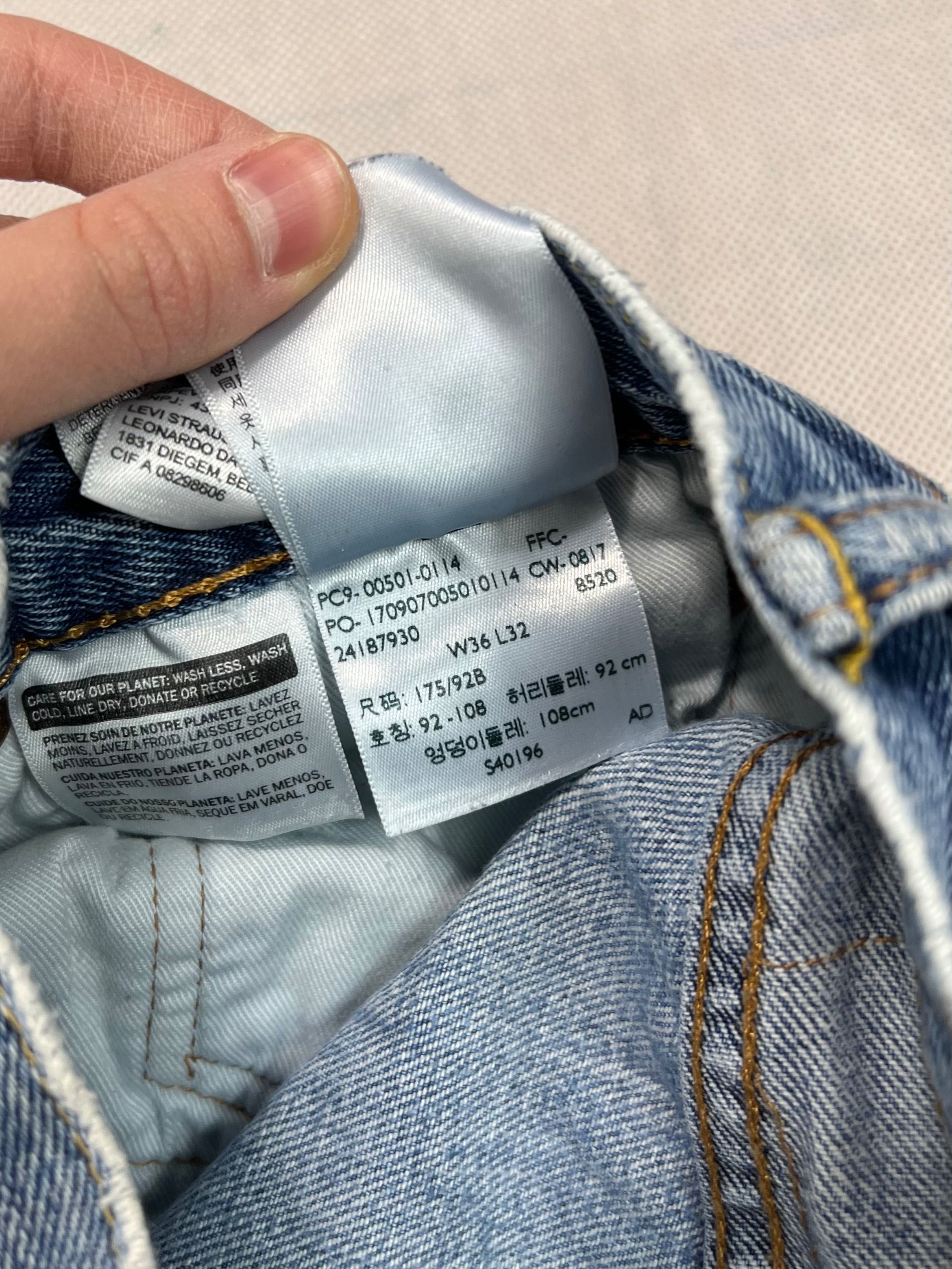 Spodnie Levi’s baby blue jeans baggy