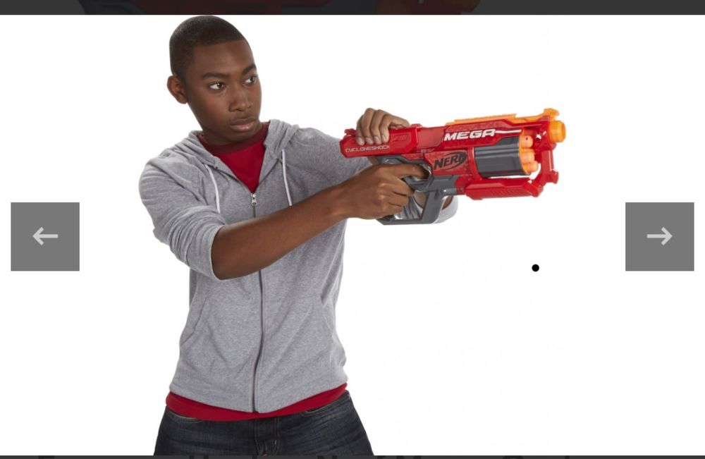 Бластер Hasbro Nerf Mega Cycloneshock, 12 набоїв