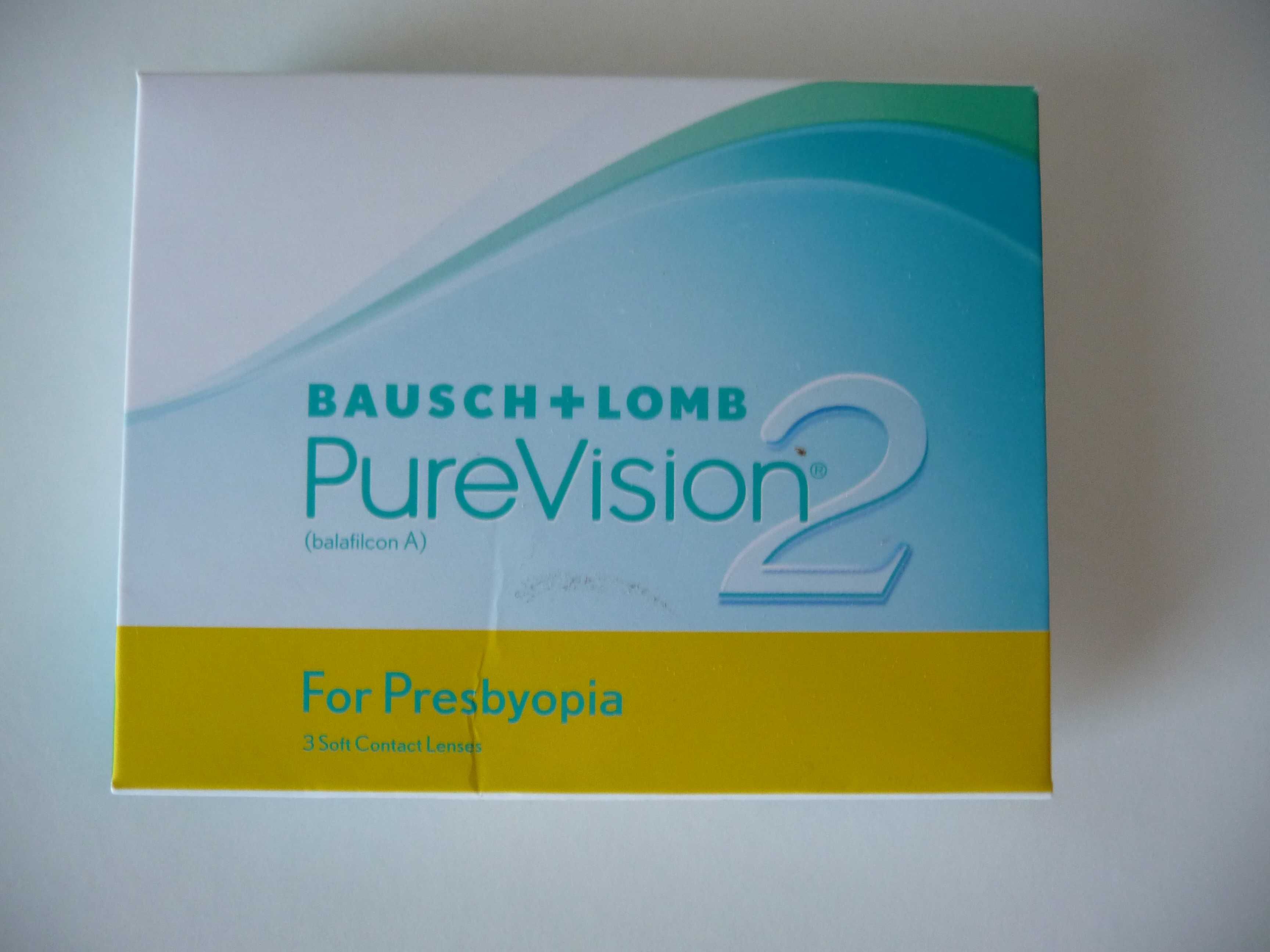 Soczewki kontaktowe progresywne PureVision 2 for Presbyopia +3