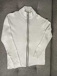 Biały sweter półgolf golf suwak  bluzka długi rękaw GAP bawełna 38 M