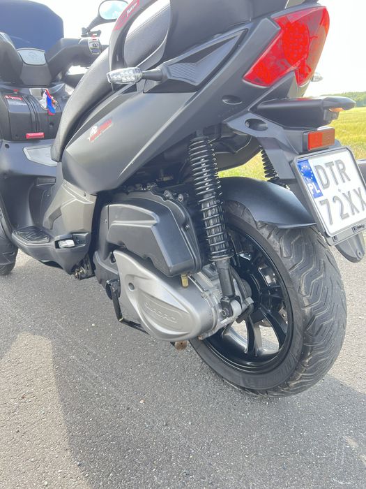 Duzy skuter quadro 350, piaggio mp3, kat B