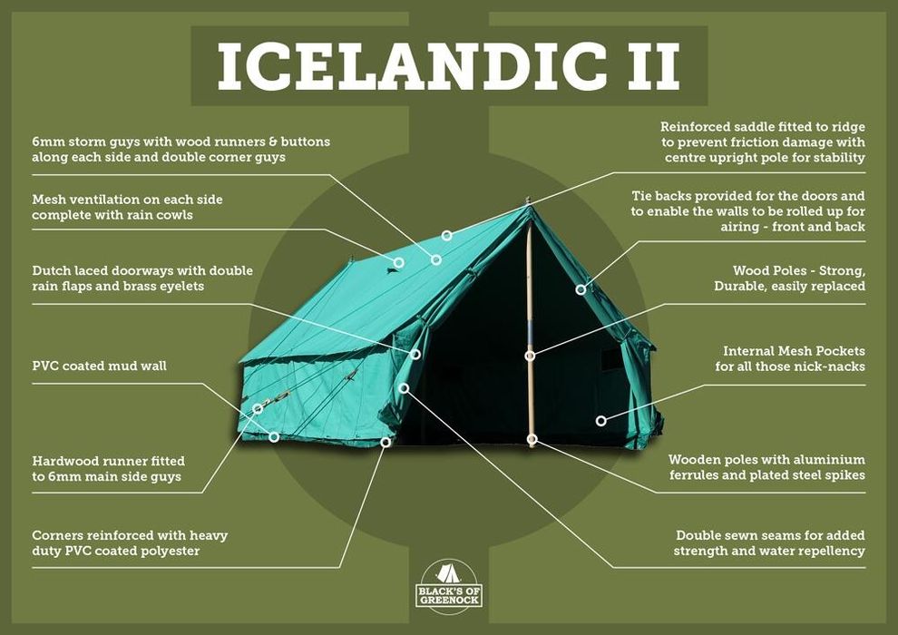 Палатка Icelandic 2 blacks of greenock
